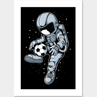 Astronaut - Soccer Ball Posters and Art